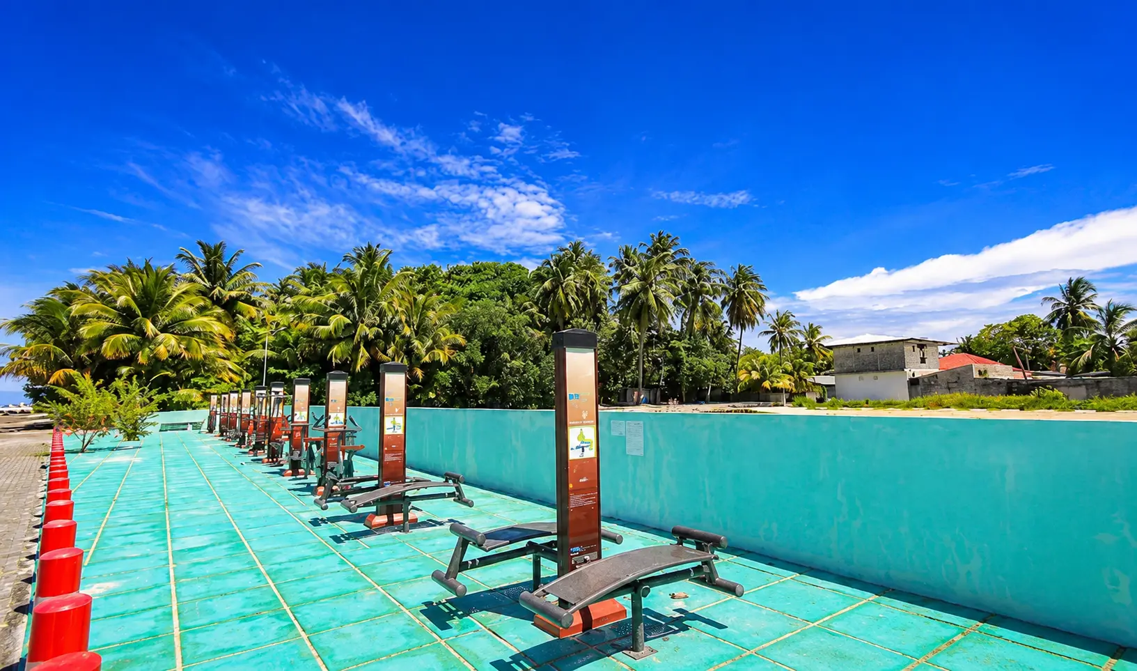 Outdoor dining area